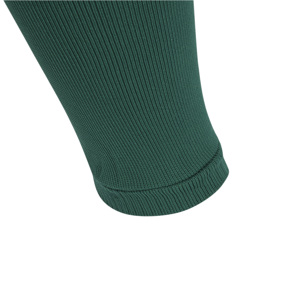 ADIDAS Milano Bein-Sleeves (team dark green/white) - Detail View 2