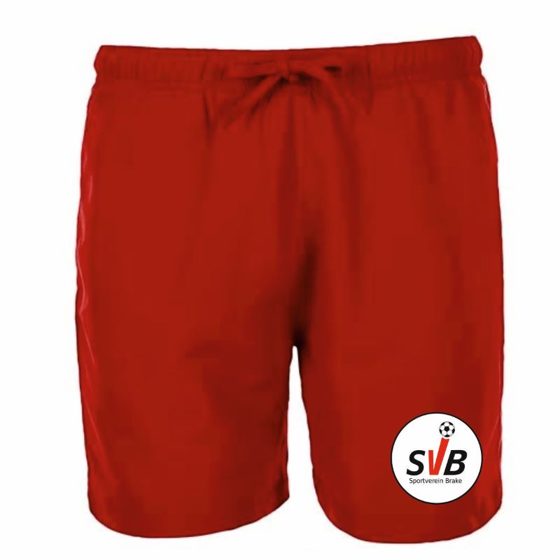 SV Brake Fan - Badeshorts Herren rot