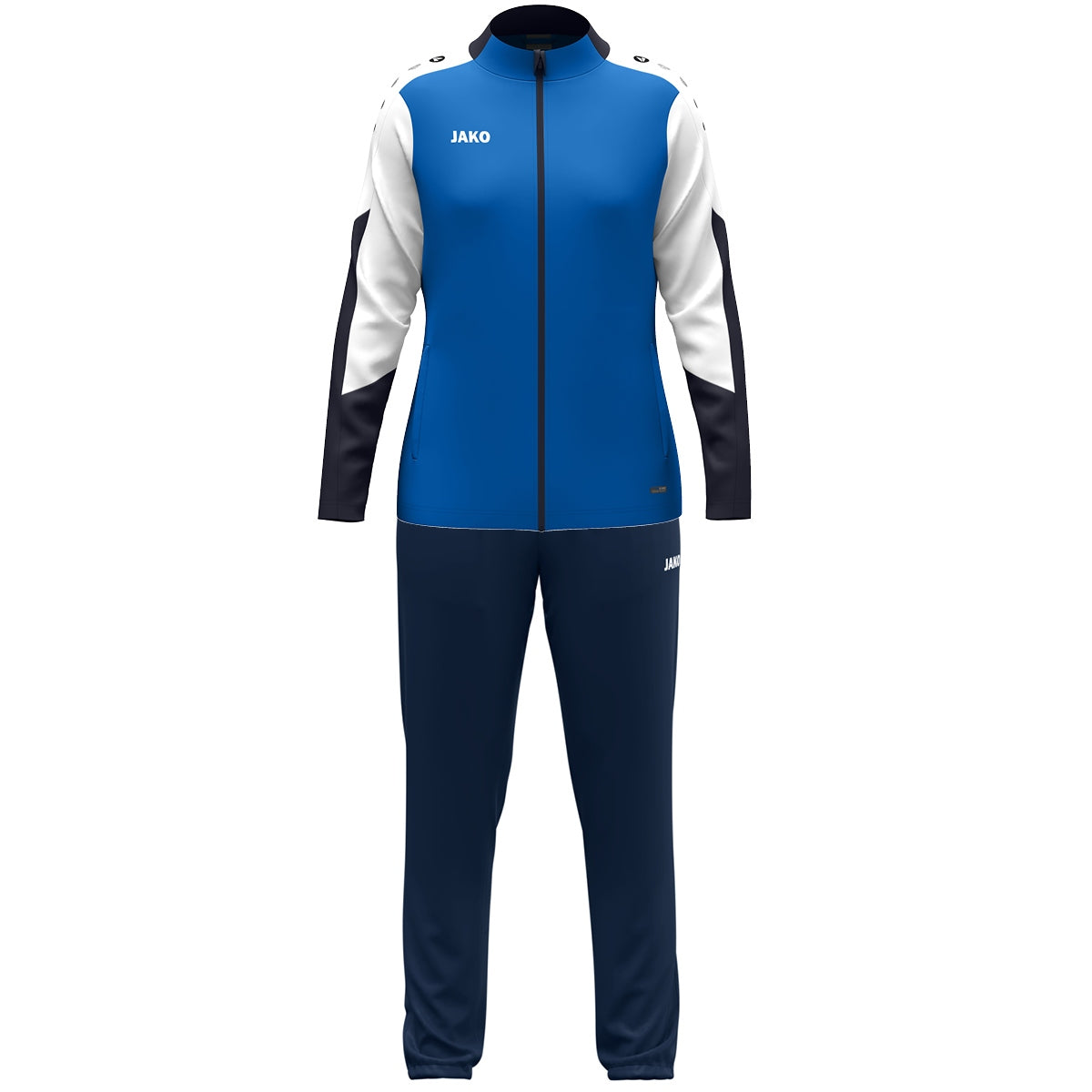JAKO Polyesteranzug Dynamic Damen (royal/weiß/marine)