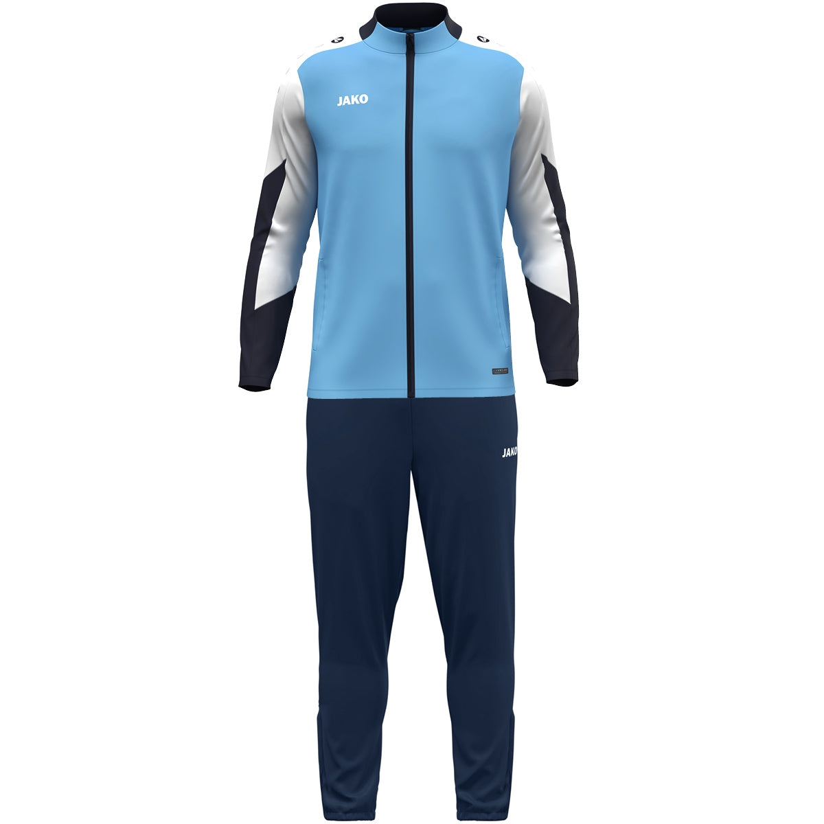 JAKO Polyesteranzug Dynamic (skyblue/weiß/marine)