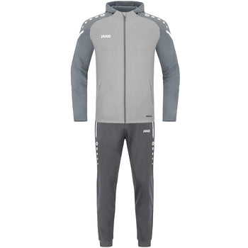 JAKO Trainingsanzug Polyester Performance mit Kapuze Unisex Grau