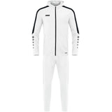 JAKO Trainingsanzug Polyester Power mit Kapuze Unisex Weiß