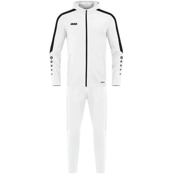 JAKO Trainingsanzug Polyester Power mit Kapuze Kinder Weiß