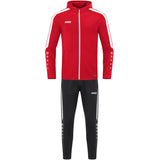 JAKO Trainingsanzug Polyester Power mit Kapuze Damen Rot