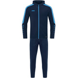JAKO Trainingsanzug Polyester Power mit Kapuze Unisex Blau