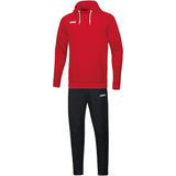 JAKO Jogginganzug Base mit Kapuzensweat Unisex Rot