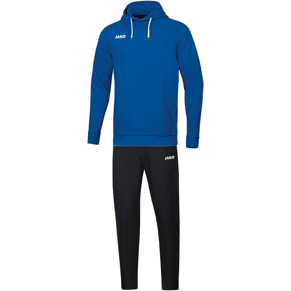 JAKO Jogginganzug Base mit Kapuzensweat Unisex Blau