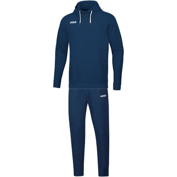 JAKO Jogginganzug Base mit Kapuzensweat Unisex Blau