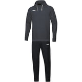 JAKO Jogginganzug Base mit Kapuzensweat Unisex Grau