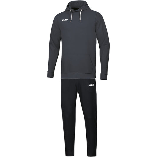 JAKO Jogginganzug Base mit Kapuzensweat Unisex Grau