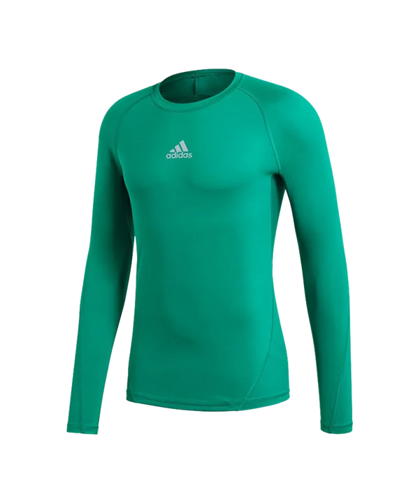 ADIDAS Alphaskin Sport Shirt Longsleeve Grün