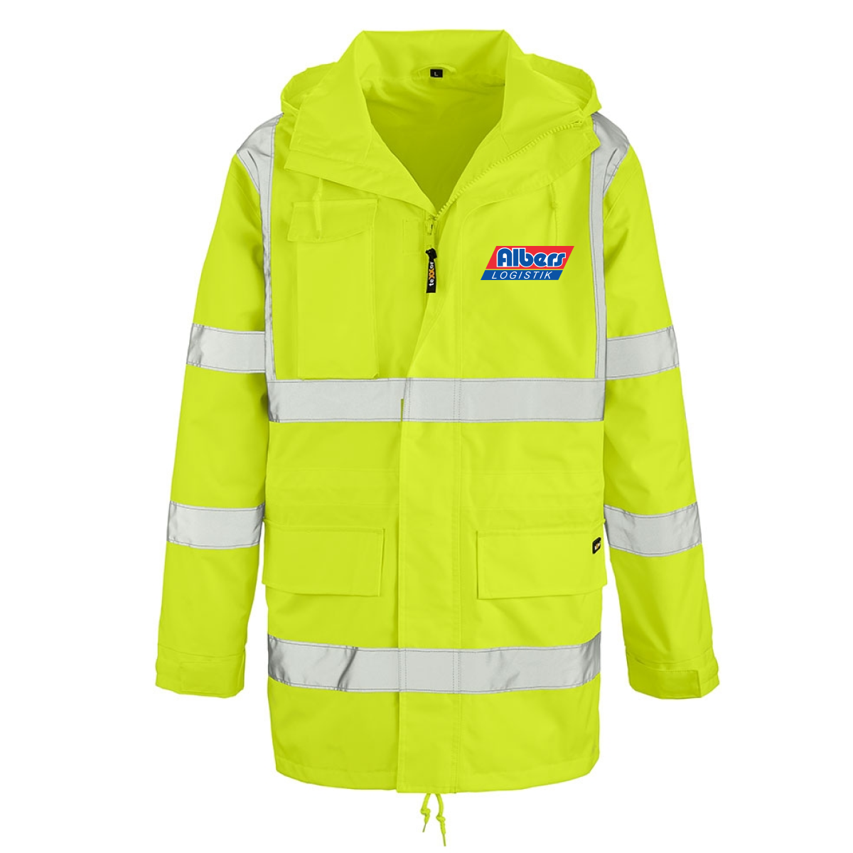 Warnschutz Regenjacke Gelb