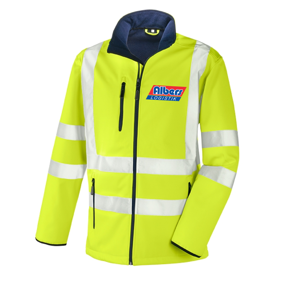 Warnschutz Softshelljacke Gelb