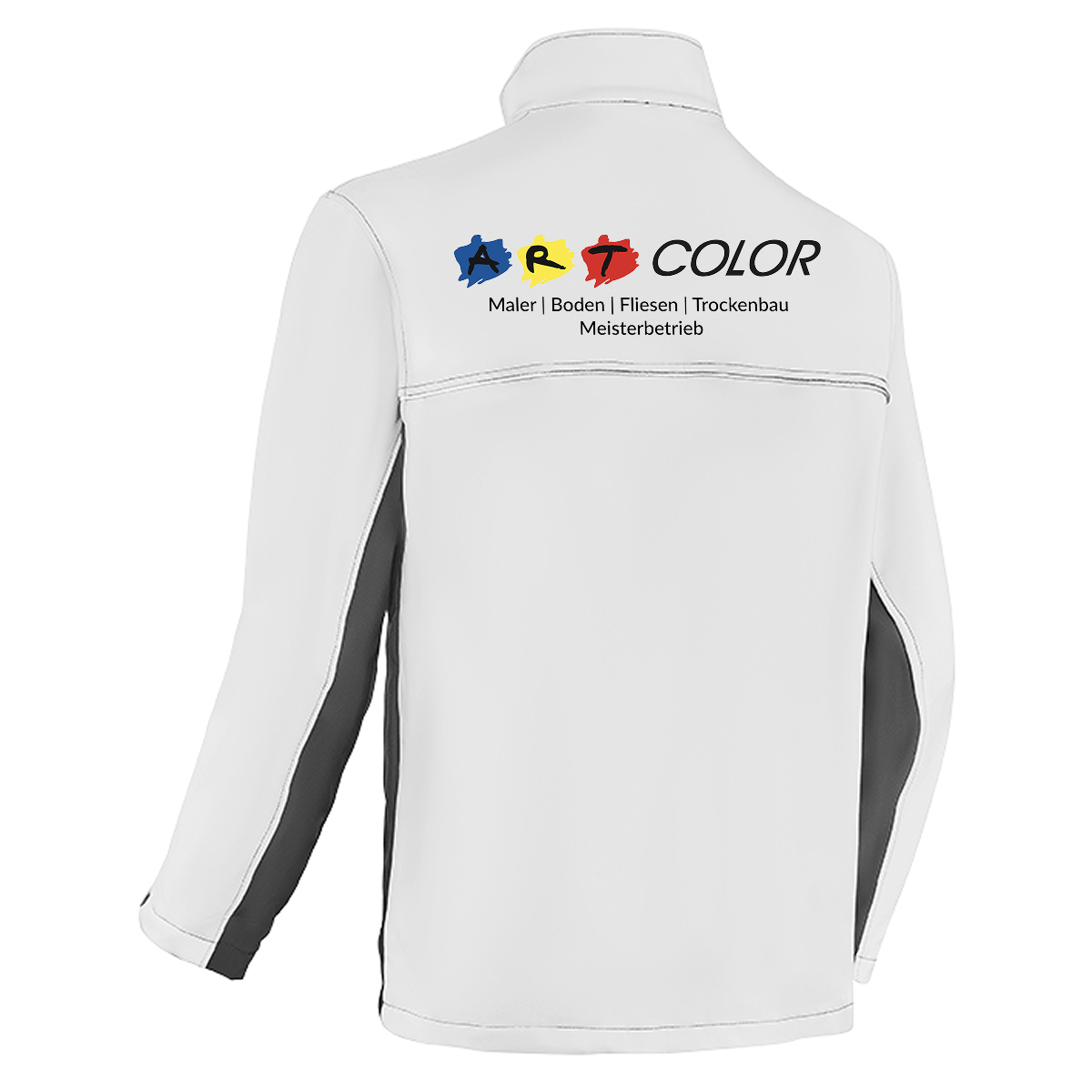 Art Color Softshelljacke Unisex Weiß