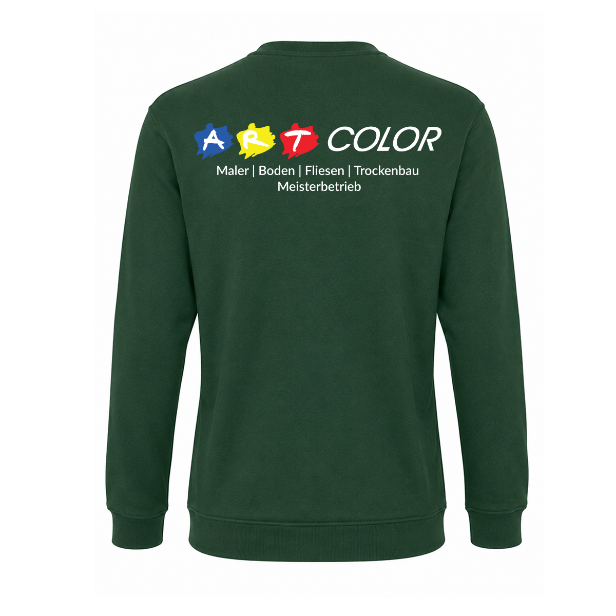 Art Color Sweatshirt Unisex Grün
