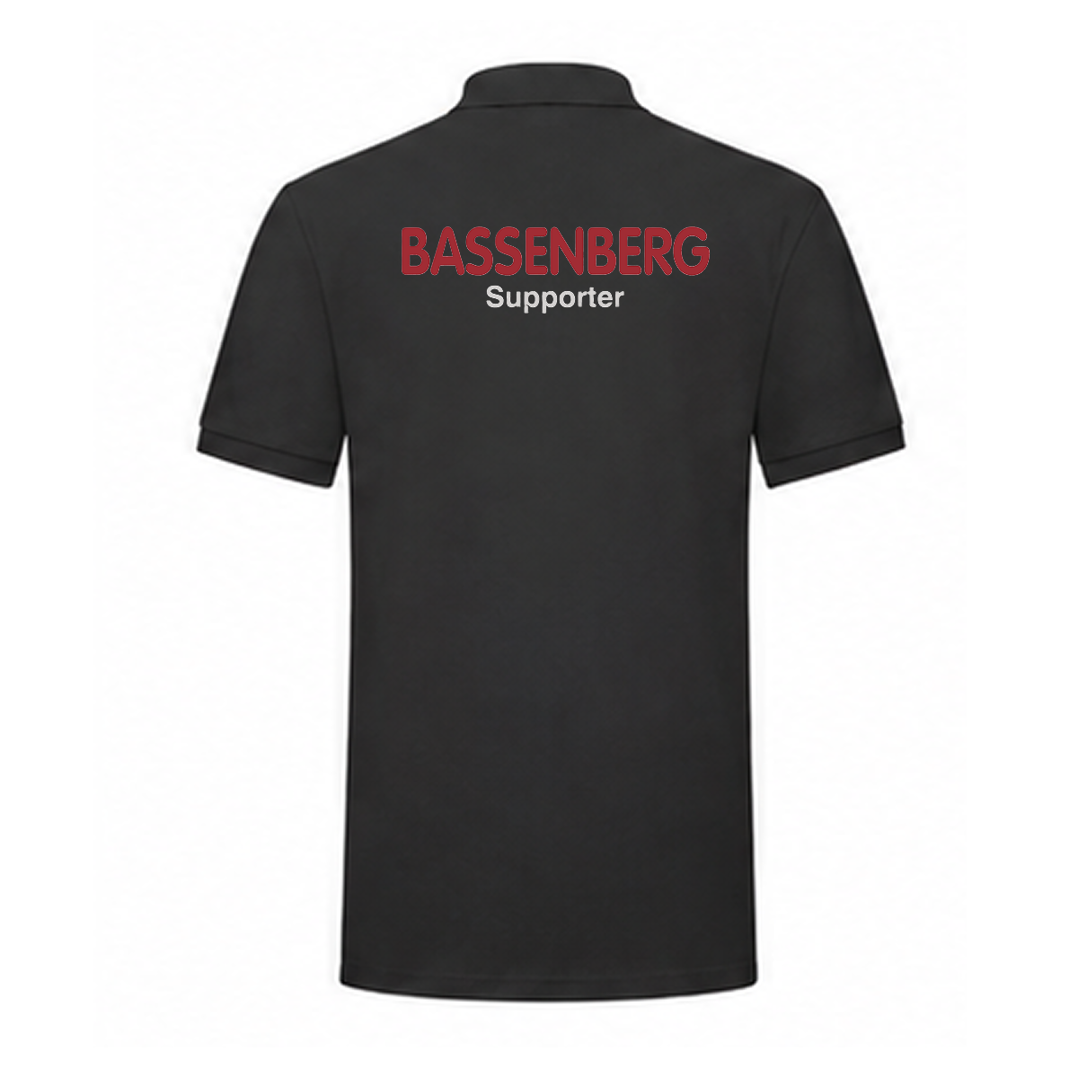 Bassenberg Supporter Poloshirt schwarz (Heavy Pique F503)