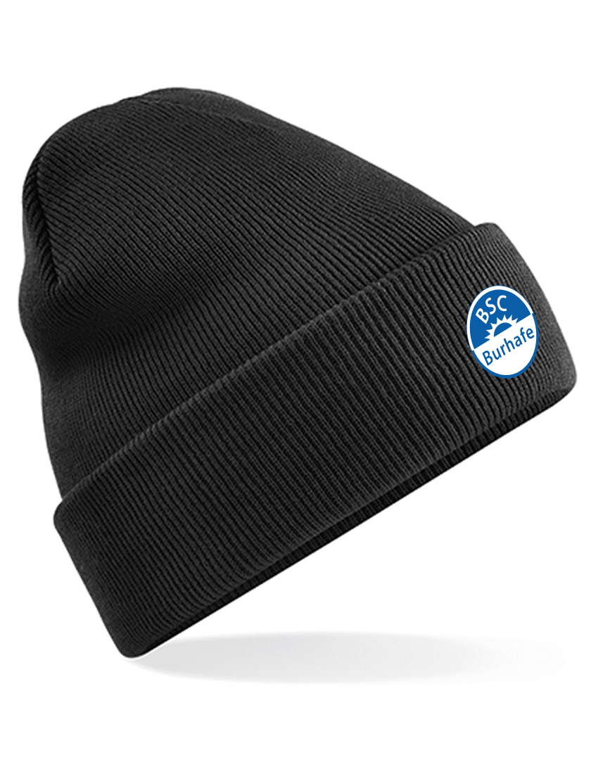 BSC Burhafe Fan - Beanie Strick schwarz