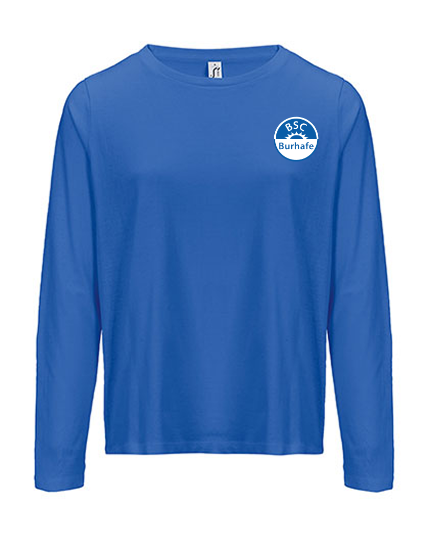 BSC Burhafe Fan - Longsleeve Damen blaumit logo