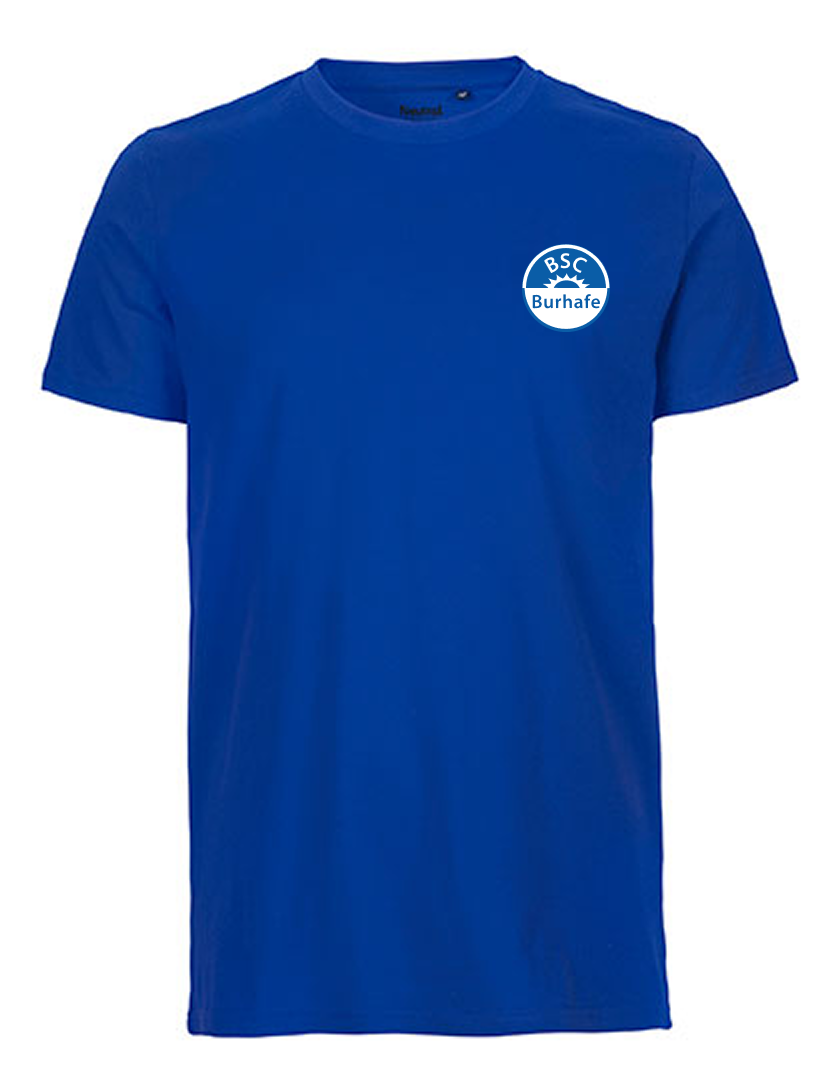 BSC Burhafe Fan - T-Shirt Fairtrade Herren blaumit logo