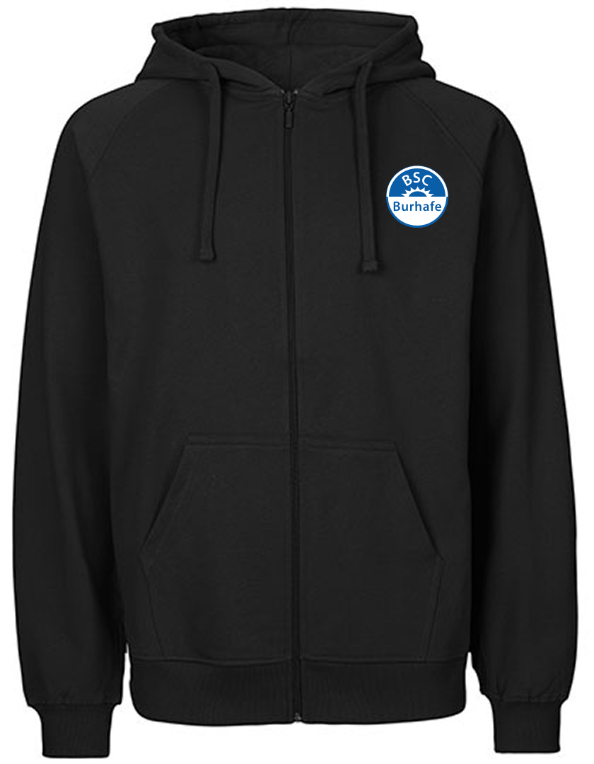 BSC Burhafe Fan - Sweatjacke Fairtrade Herren schwarz
