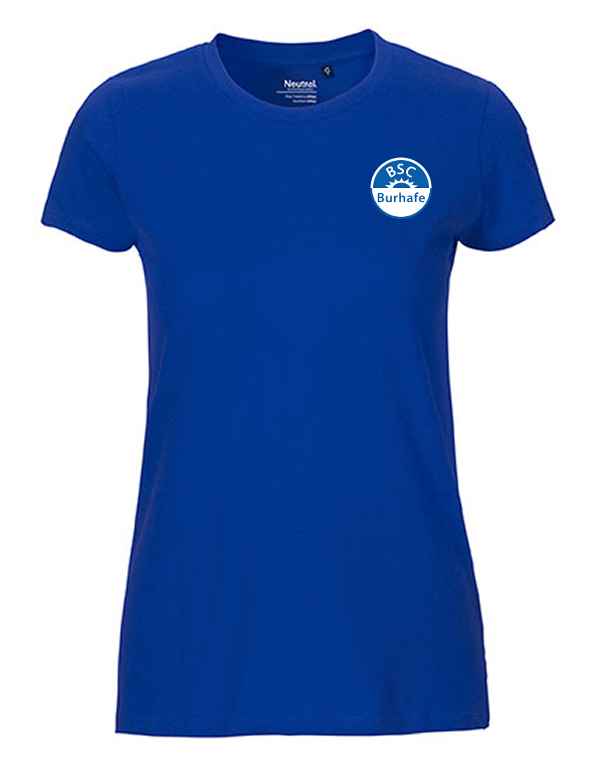 BSC Burhafe Fan - T-Shirt Fairtrade Damen blaumit logo