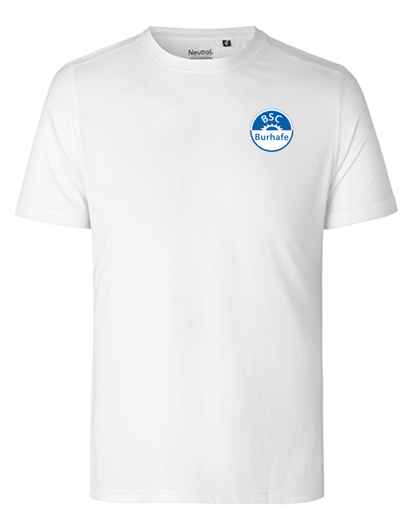 BSC Burhafe Fan - Polyestershirt Fairtrade Herren weiß