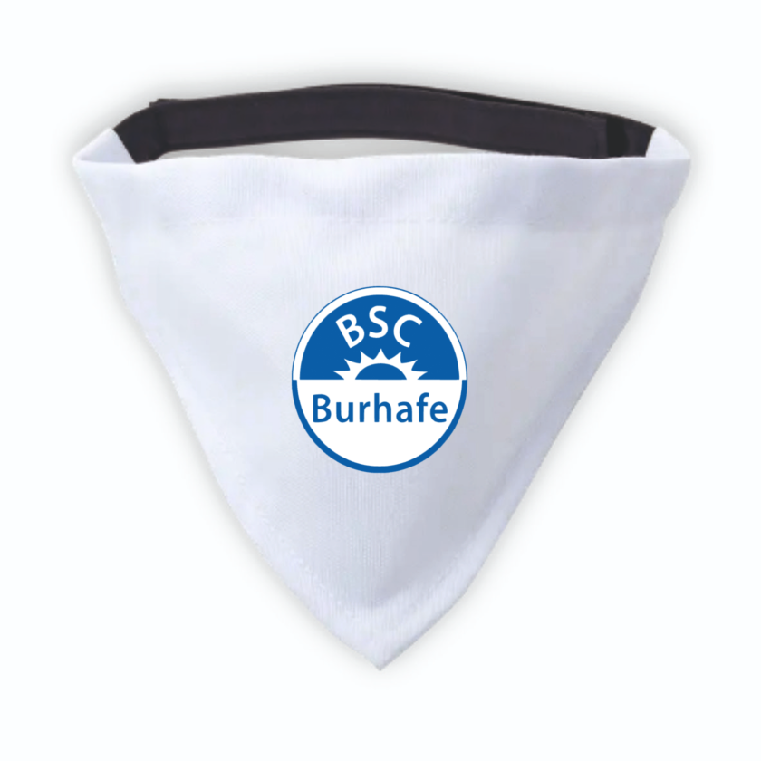 BSC Burhafe Fan - Hundehalstuch weiß