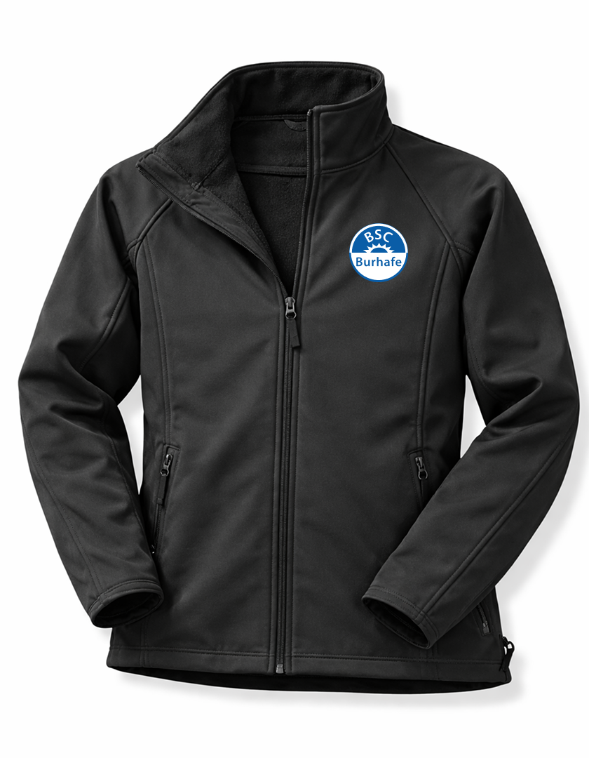 BSC Burhafe Fan - Softshelljacke Herren schwarz
