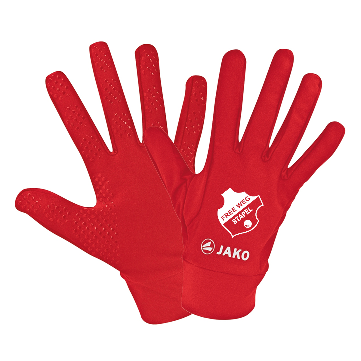 BV Stapel Fan Handschuhe Funktion Unisex Rot