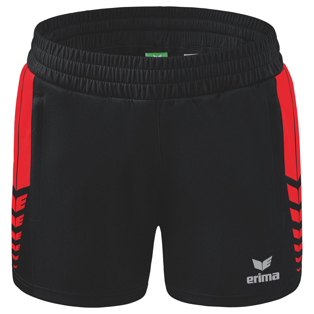 ERIMA Six Wings Worker Shorts Damen (schwarz/rot)