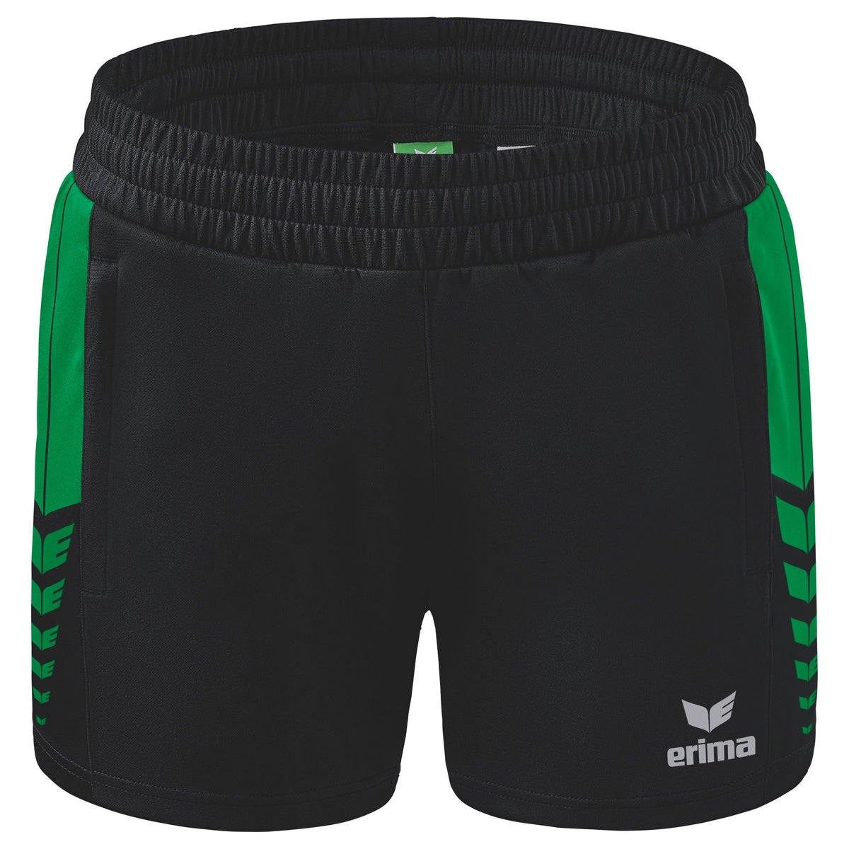 ERIMA Six Wings Worker Shorts Damen (schwarz/smaragd)