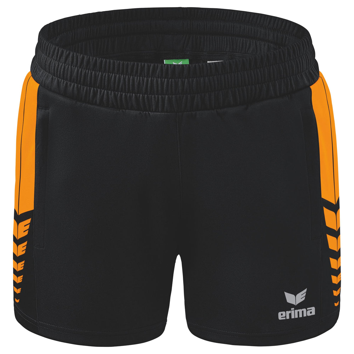ERIMA Six Wings Worker Shorts Damen (schwarz/new orange)