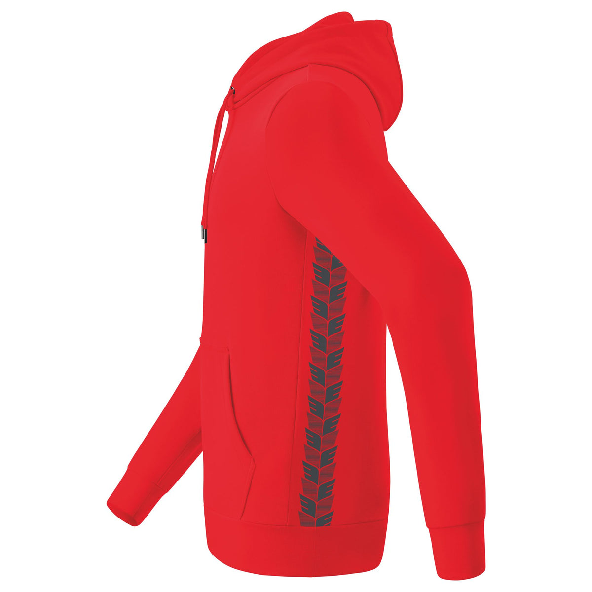 ERIMA Essential Team Kapuzensweat (rot/slate grey)