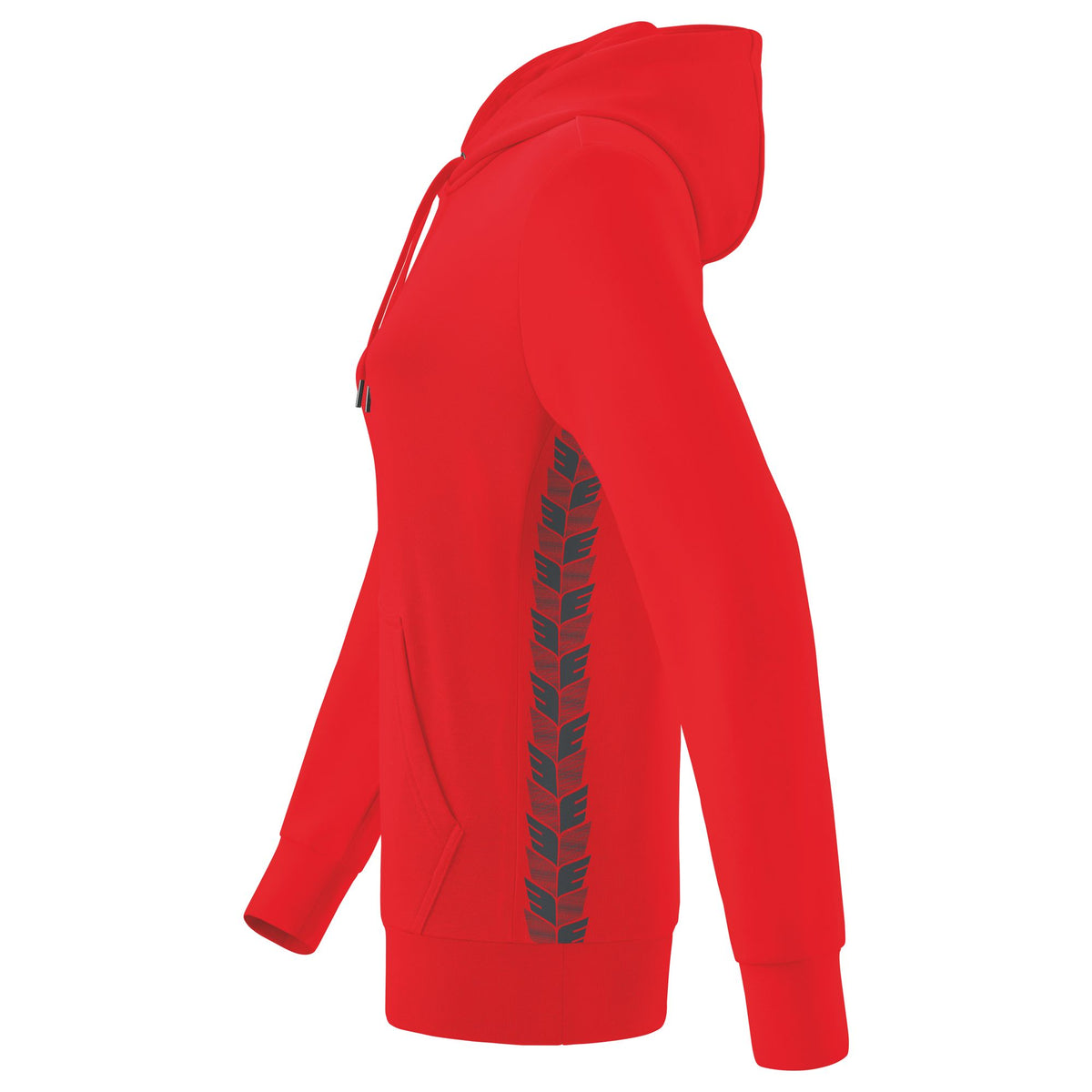 ERIMA Essential Team Kapuzensweat Damen (rot/slate grey)