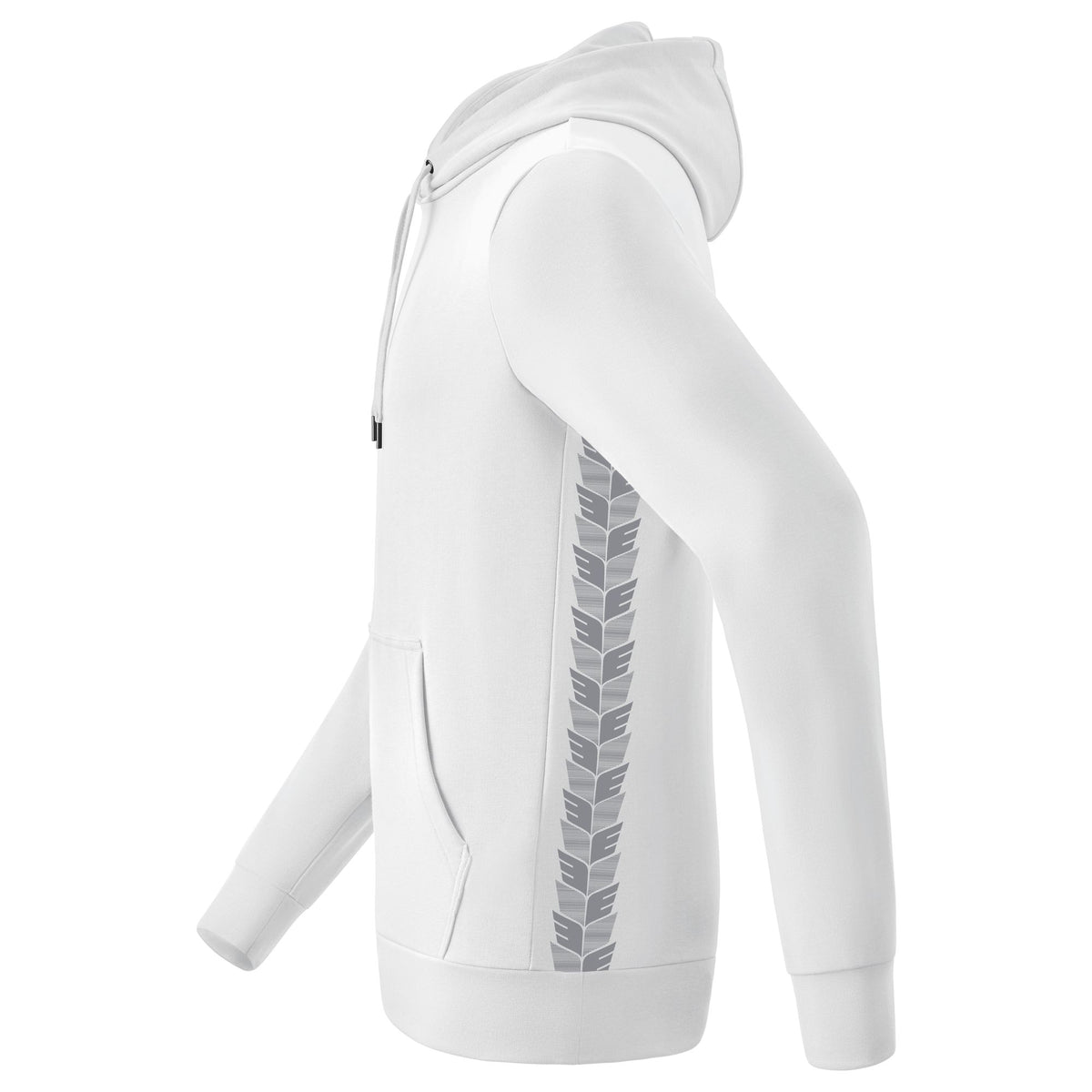 ERIMA Essential Team Kapuzensweat (weiß/monument grey)