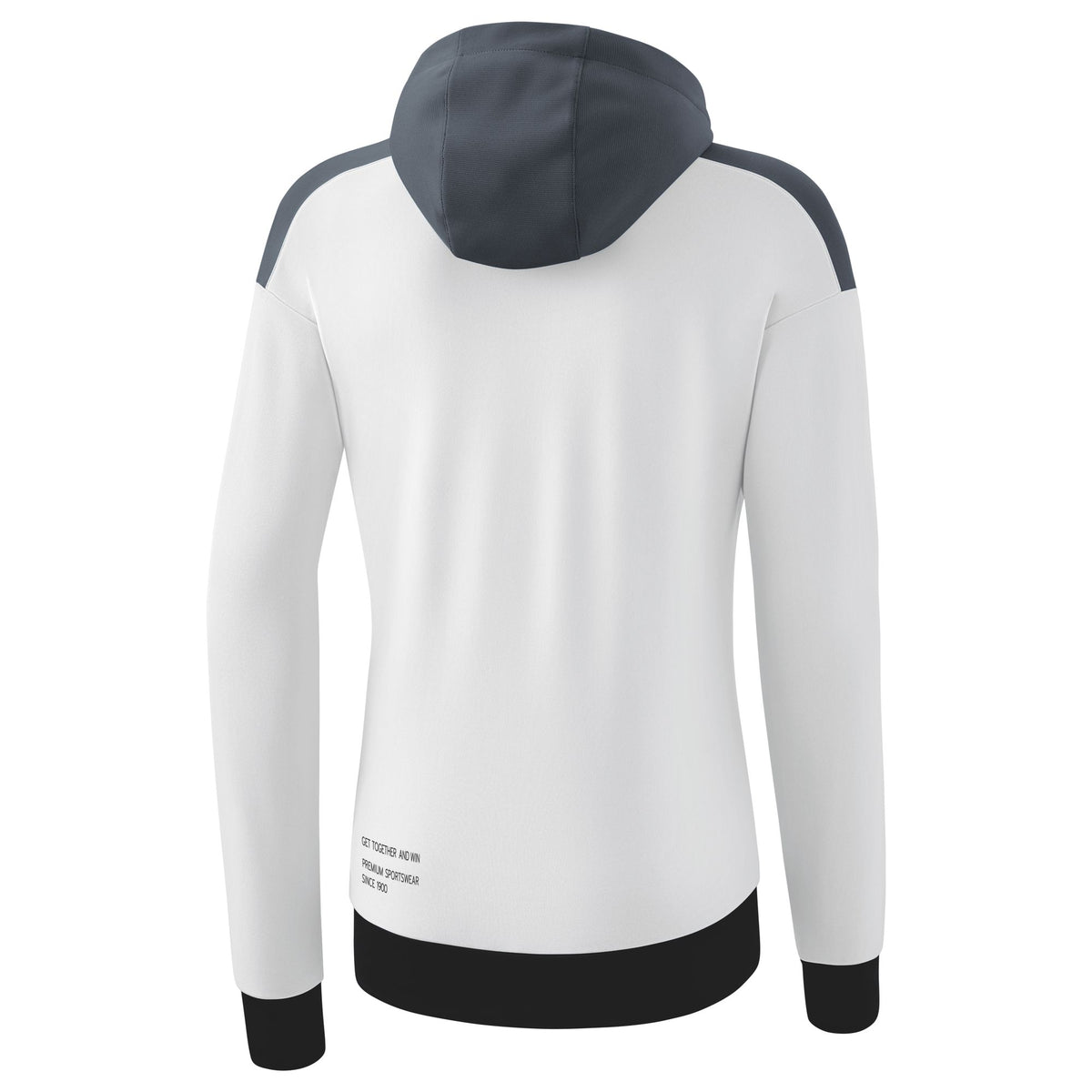 ERIMA CHANGE by erima Trainingsjacke mit Kapuze Damen (weiß/slate grey/schwarz)