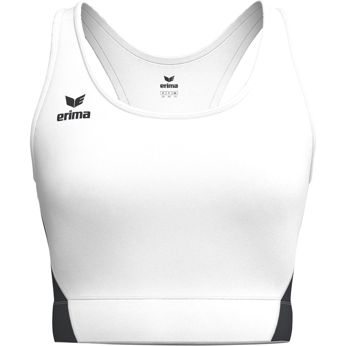 ERIMA T&F WINGS Bra Damen (weiß/schwarz)