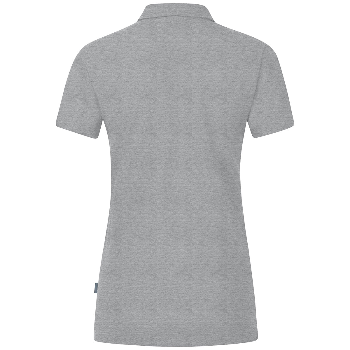 JAKO Polo Organic Stretch Damen (hellgrau meliert)