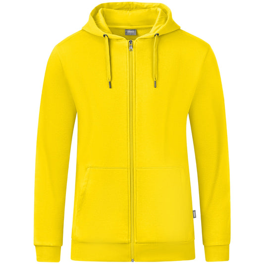 JAKO Kapuzenjacke Organic Unisex Gelb