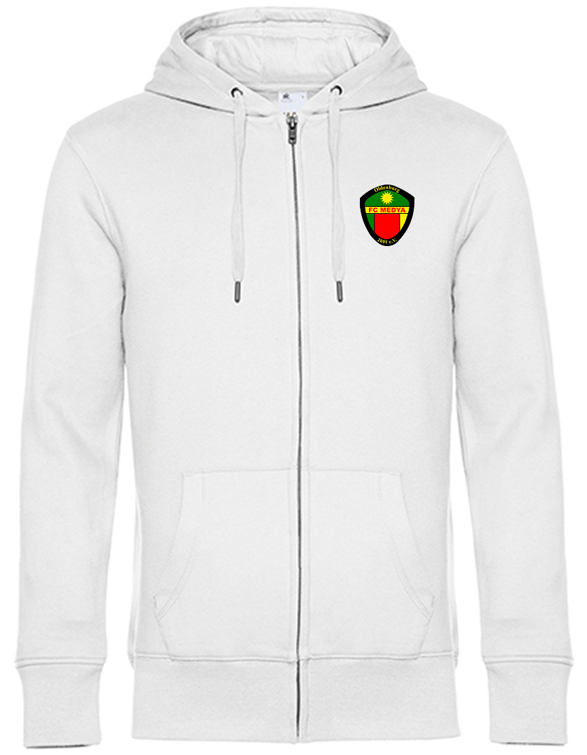 FC Medya Fan - Sweatjacke Herren weiß