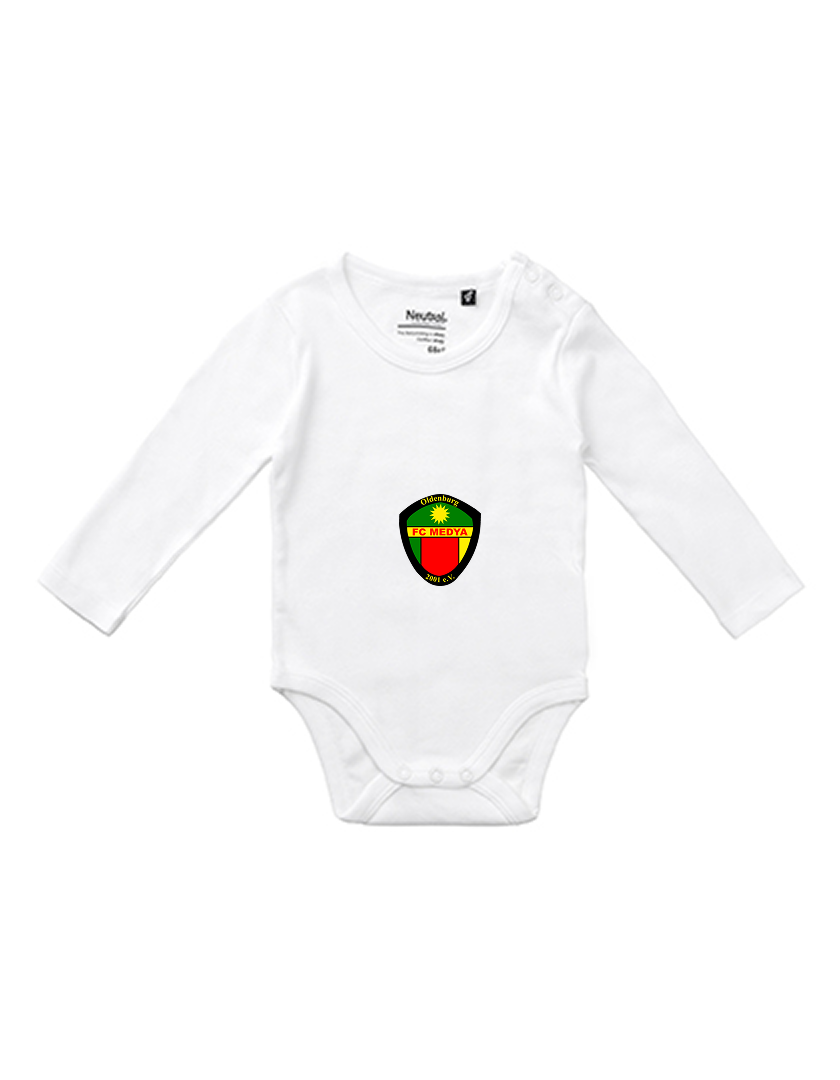 FC Medya Fan - Body Baby Langarm weiß