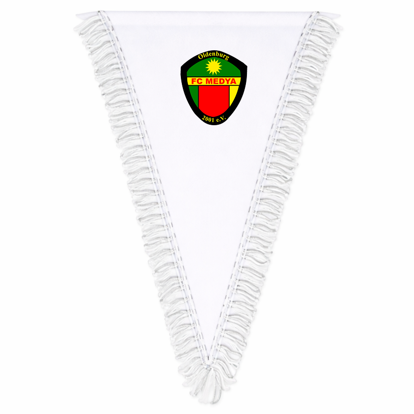 FC Medya Fan - Wimpel 23*29 weiß