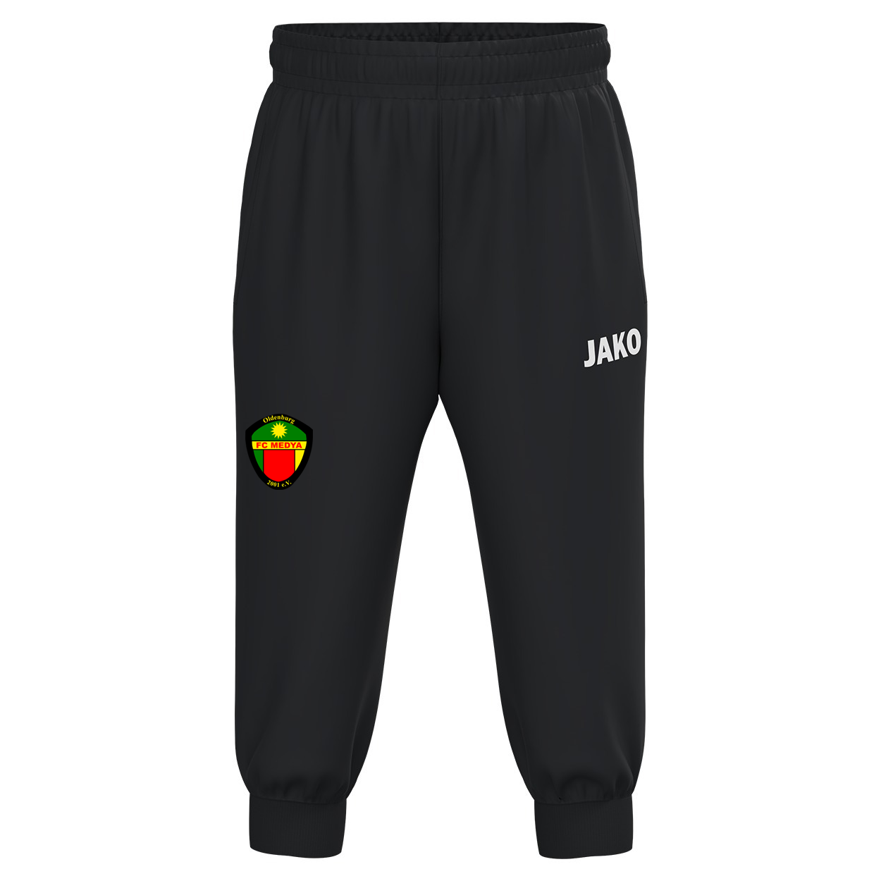 FC Medya Oldenburg Polyesterhose Bambini Schwarz