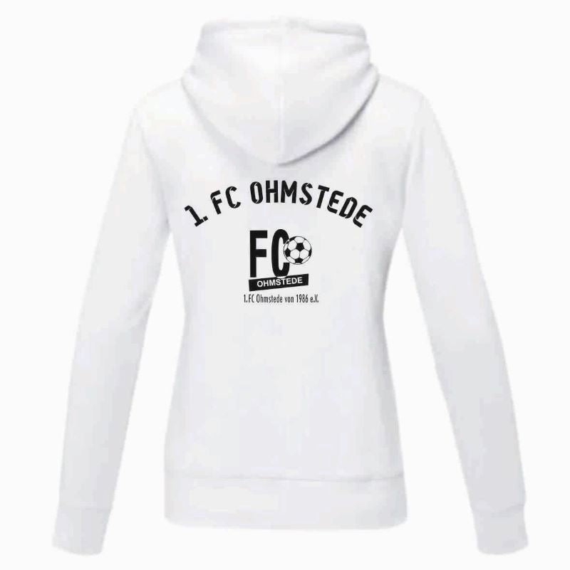 1. FC Ohmstede Fan Hoodie Damen Weiß