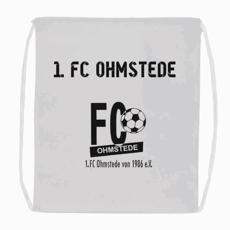 1. FC Ohmstede Fan Turnbeutel Weiß