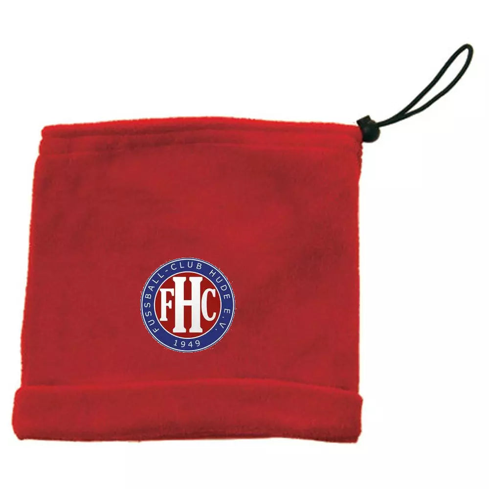 FC Hude Fan Neckwarmer Rot