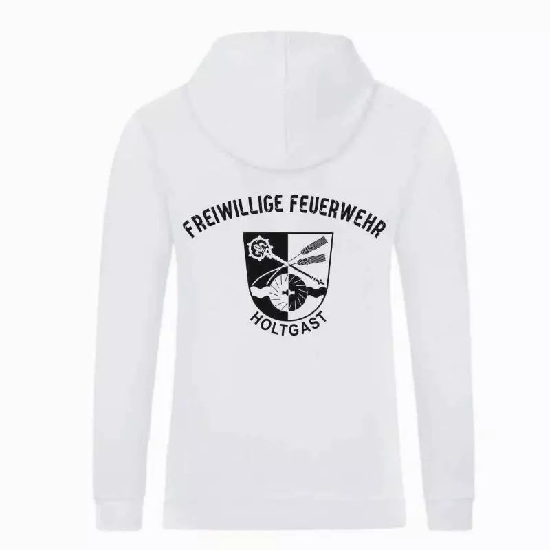 Feuerwehr Holtgast Fan Hoodie Kinder Weiß