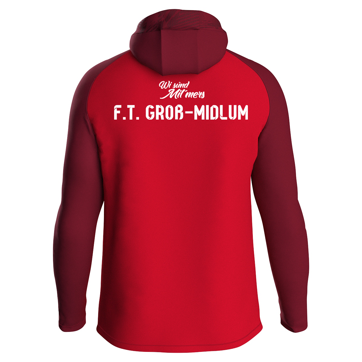FT Groß-Midlum Kapuzenjacke Iconic Kinder Rot
