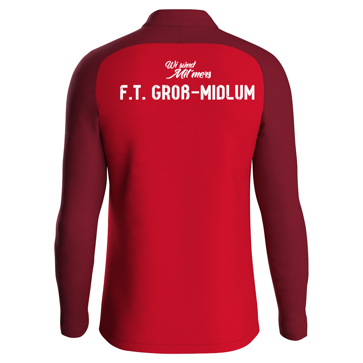 FT Groß-Midlum Ziptop Iconic Herren Rot