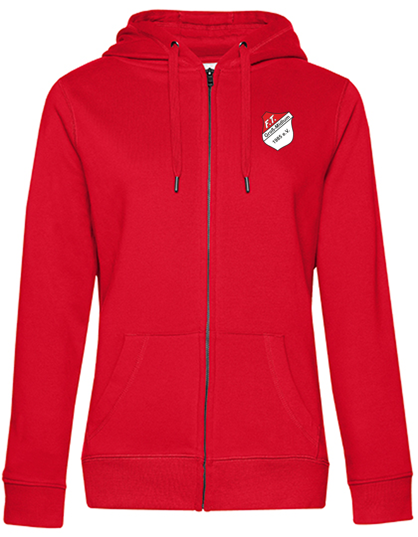 FT Groß-Midlum Fan - Sweatjacke Damen rot